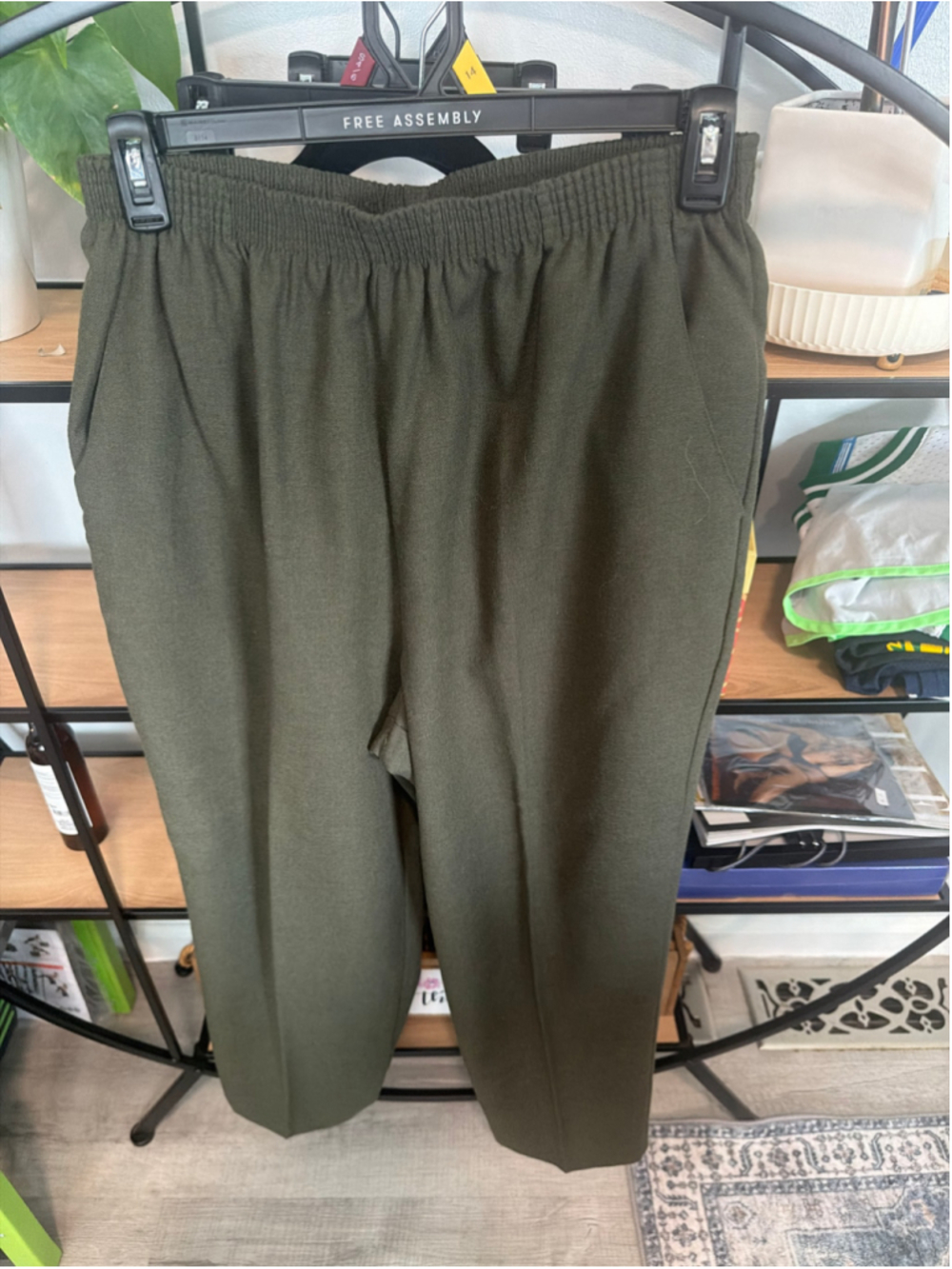 Women's Dressbarn Olive Green Petite Trousers 18WP